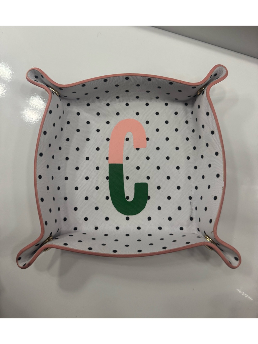 kate spade letter C tray